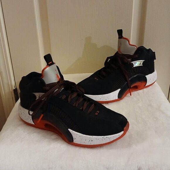 Nike Air Jordan XXXV Bred Black Red & Sliver CQ4227-030 basketball sneakers M 9 main image 5